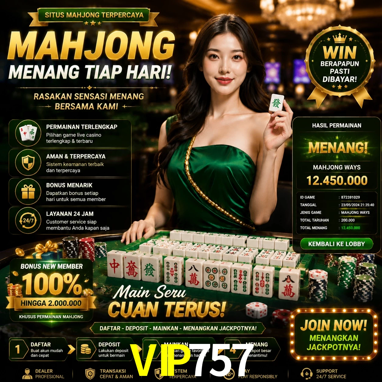 Cashback VIP VIP757 - reembolso semanal